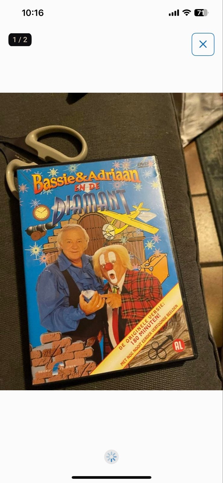 Bassie & Adriaan en de Diamant DVD - Originele Versie, Alle leeftijden, Nederlands, Familie, Film