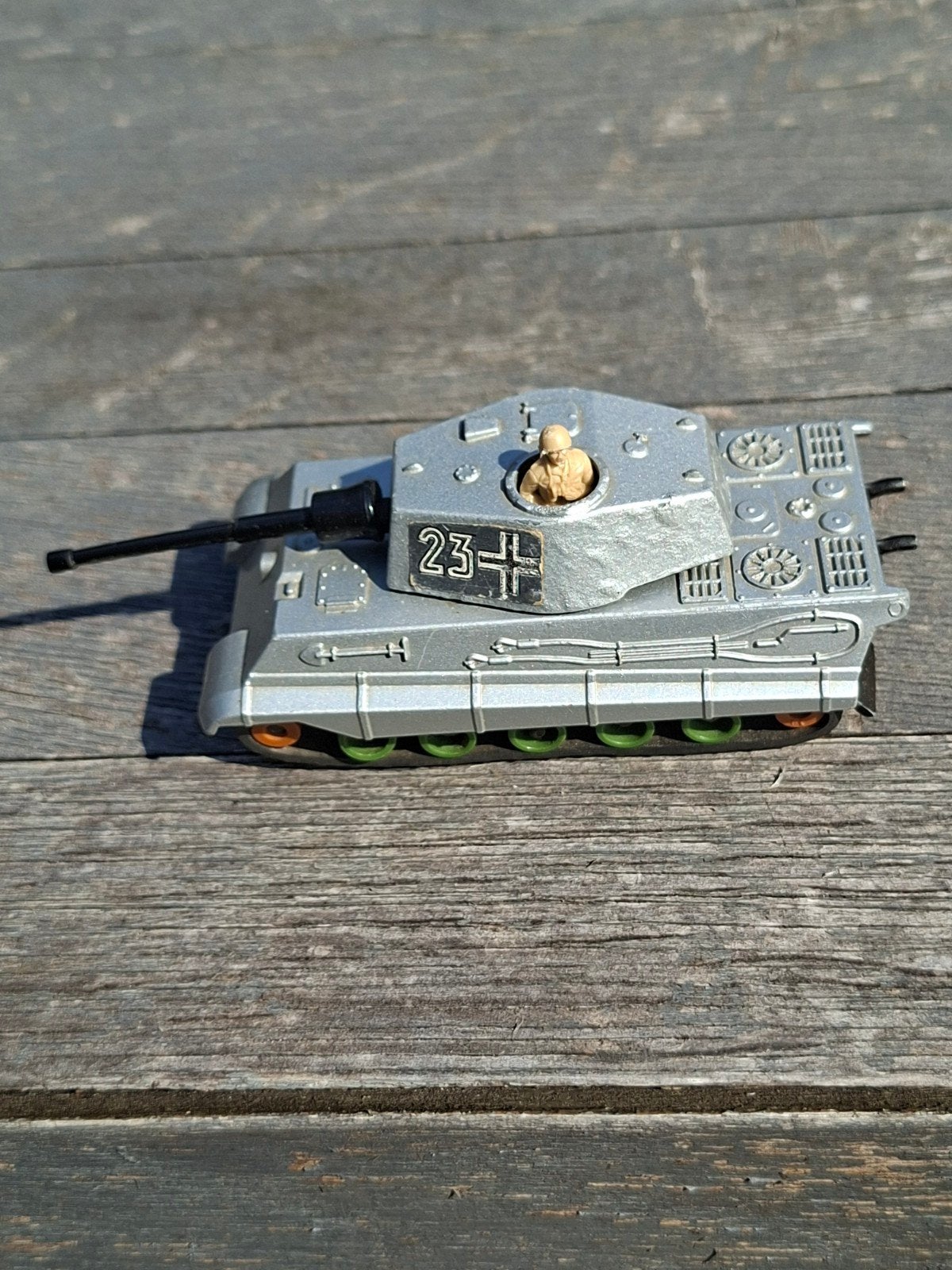 Matchbox King Tiger tank (WO2) 1974, Verzamelen, Militaria | Algemeen, Ophalen of Verzenden, Landmacht, Duitsland, Miniatuur of Beeldje