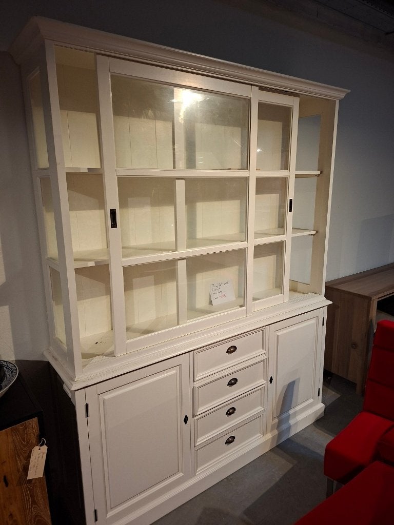 Delft Vitrinekast eenmalige afhaalprijs €300, Ophalen, Gebruikt, 200 cm of meer, 150 tot 200 cm