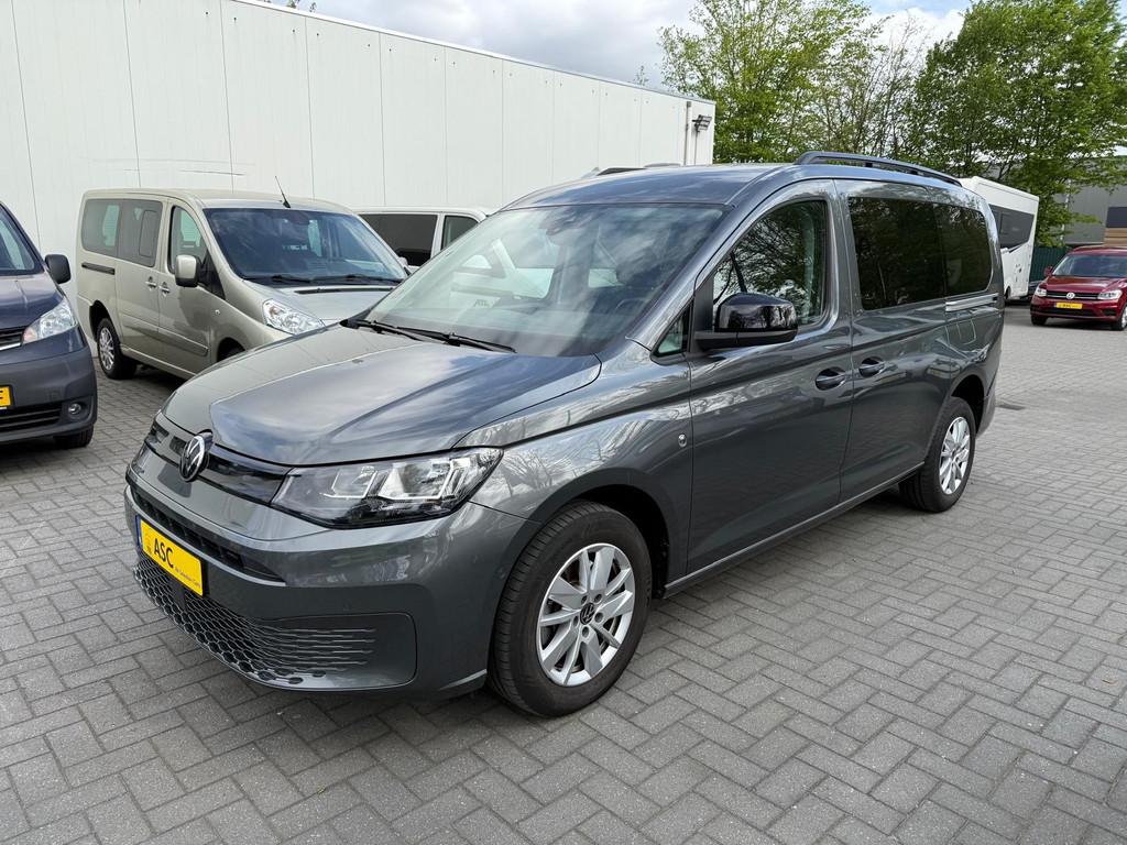 Volkswagen Caddy Maxi L2 Automaat Rolstoelauto 5+1 - Bodemve, Auto's, 1556 kg, Met garantie (alle), 116 pk, Bedrijf