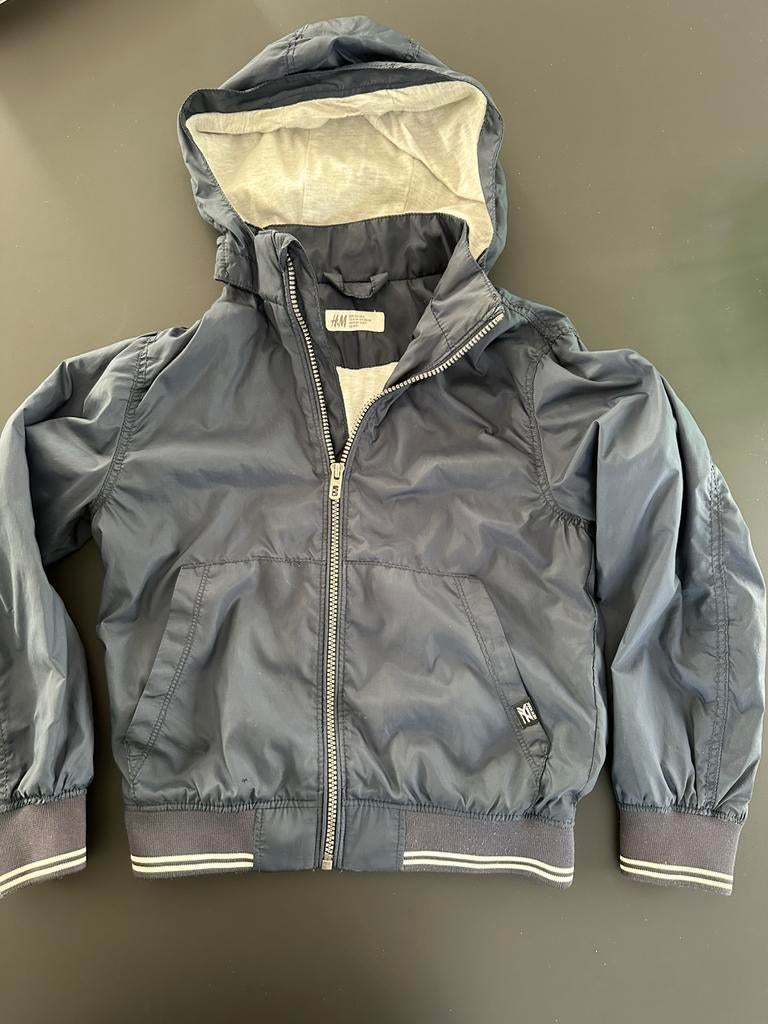 Zomerjas maat 134 donkerblauw H&M, Kinderen en Baby's, Kinderkleding | Maat 134, Ophalen of Verzenden, Zo goed als nieuw, Jongen