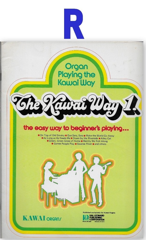 Bo38 bladmuziek the kawai way nr 1 ( orgel ), Ophalen of Verzenden, Artiest of Componist, Populair, Orgel