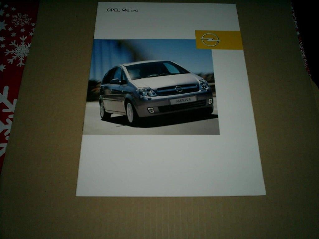Opel Meriva 3 / 2003 14 pag., Verzenden, Zo goed als nieuw, Opel