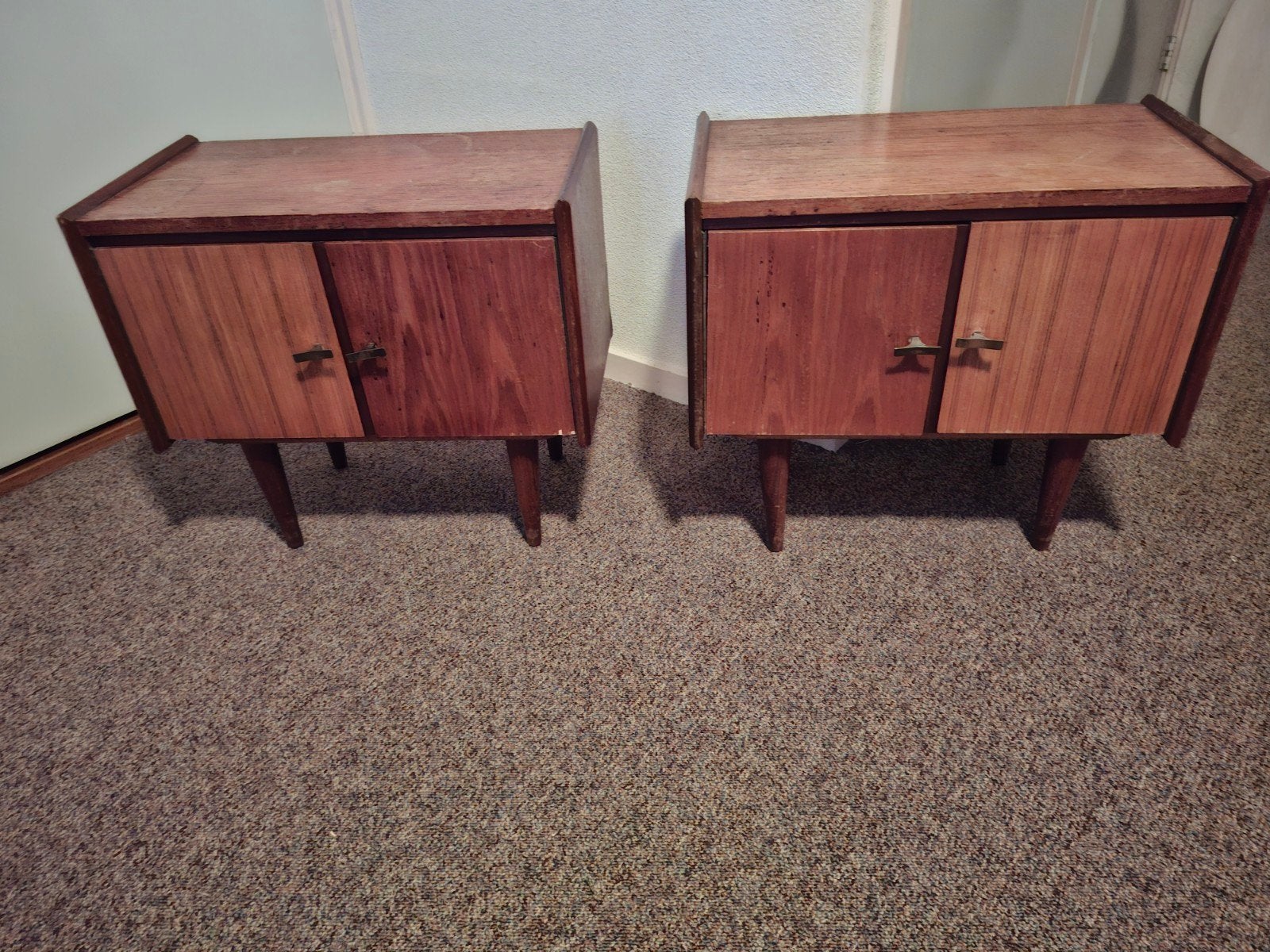 vintage nachtkastjes, Huis en Inrichting, Ophalen, Gebruikt, Minder dan 45 cm, Minder dan 55 cm