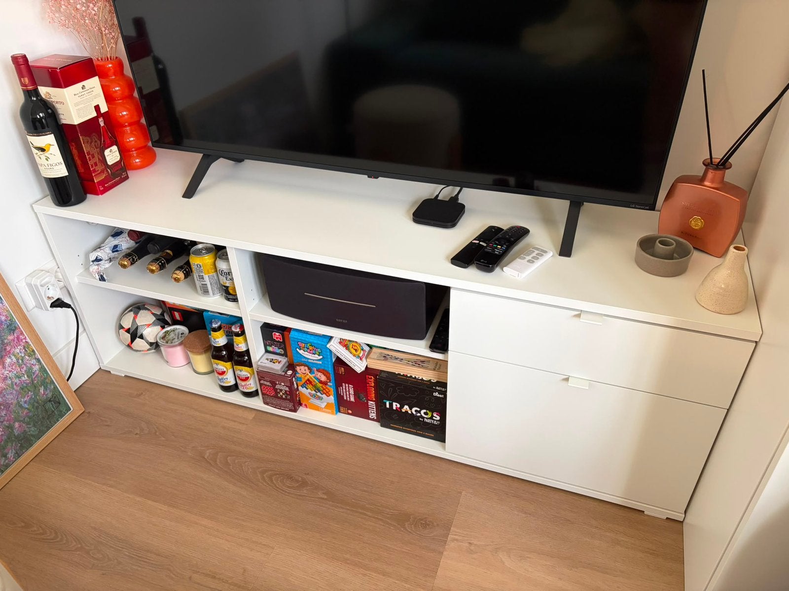 Tv cabinet IKEA, Ophalen, Zo goed als nieuw, 25 tot 50 cm, Minder dan 100 cm