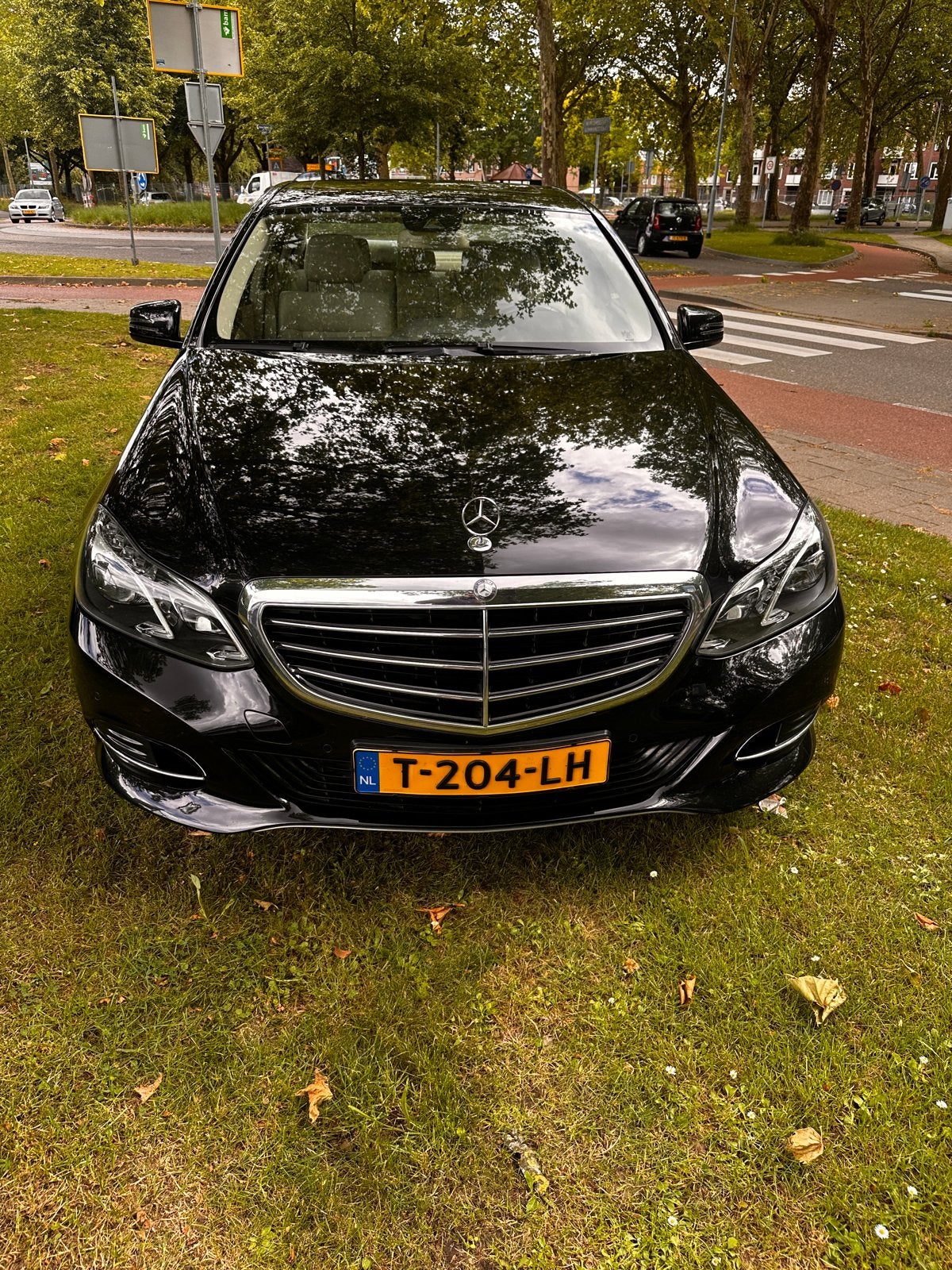 Mercedes-Benz E-Klasse E200 CDI BE Aut7 2013 Zwart, Auto's, Automaat, 4 cilinders, Zwart, Diesel