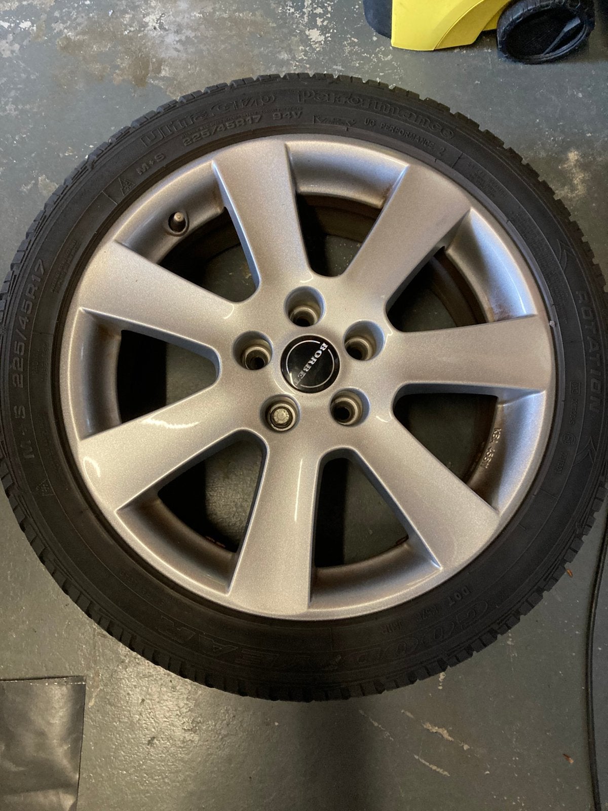 Prachtige 17 inch Borbet 7 Spaaks Alu Velgen, Ophalen, Gebruikt, Velg(en), 17 inch