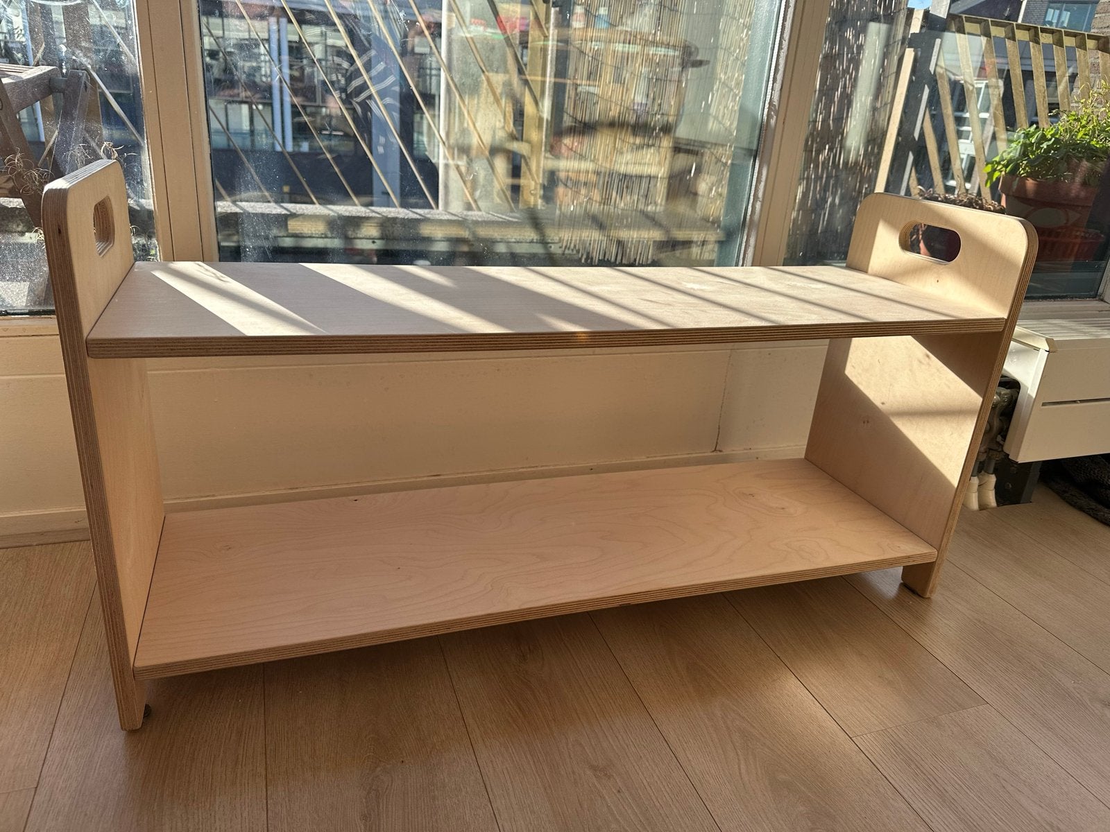 Montessori kastje - Speelgoedopberger van hout, Ophalen, Gebruikt