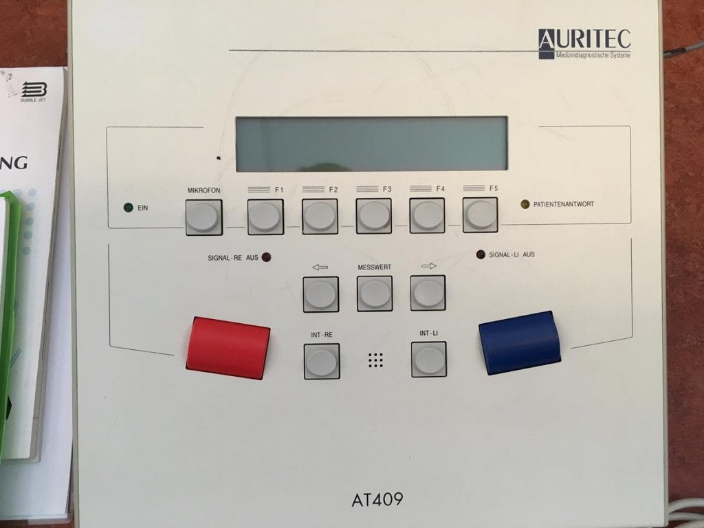 Gehoor test apparaat Auritec AT409 met toebehoren, Niet ingevuld, Gebruikt, Niet ingevuld, Ophalen of Verzenden