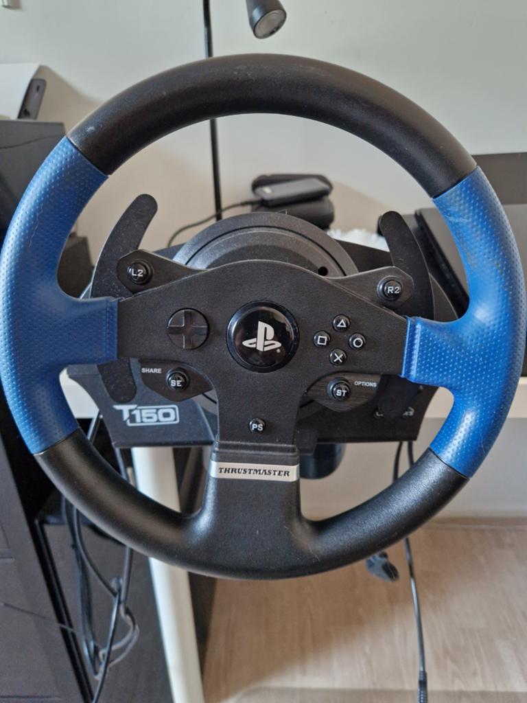 Thrustmaster T150 Force Feedback Racestuur PS/PC, Ophalen, Gebruikt, Stuur of Pedalen, PlayStation 3