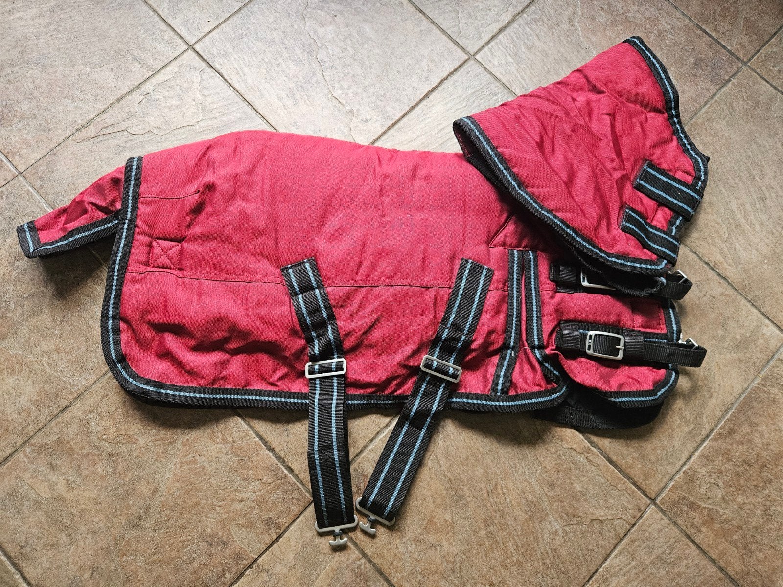 BR outdoor deken mini shetlander, BR, Shetlander/Mini, Rood, Ophalen of Verzenden