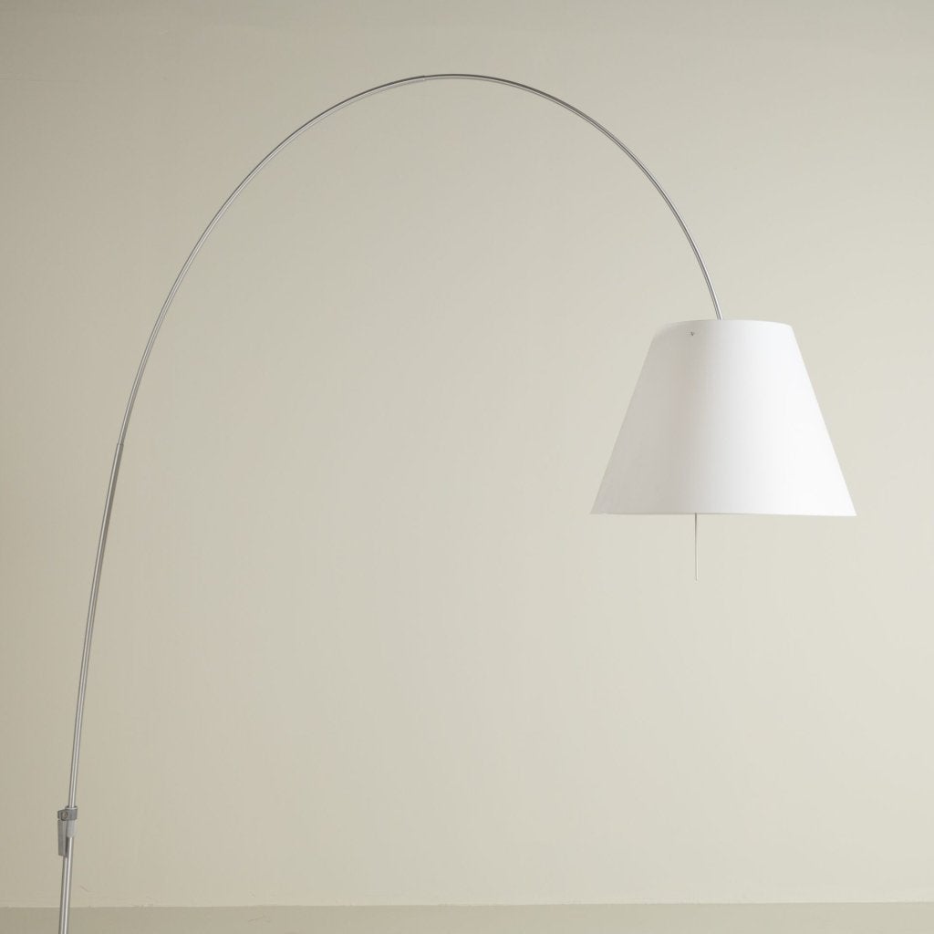 Luceplan Lady Costanza Vloerlamp Wit Kunststof - Aluminium, Huis en Inrichting, Niet ingevuld, 200 cm of meer, Niet ingevuld, Luceplan