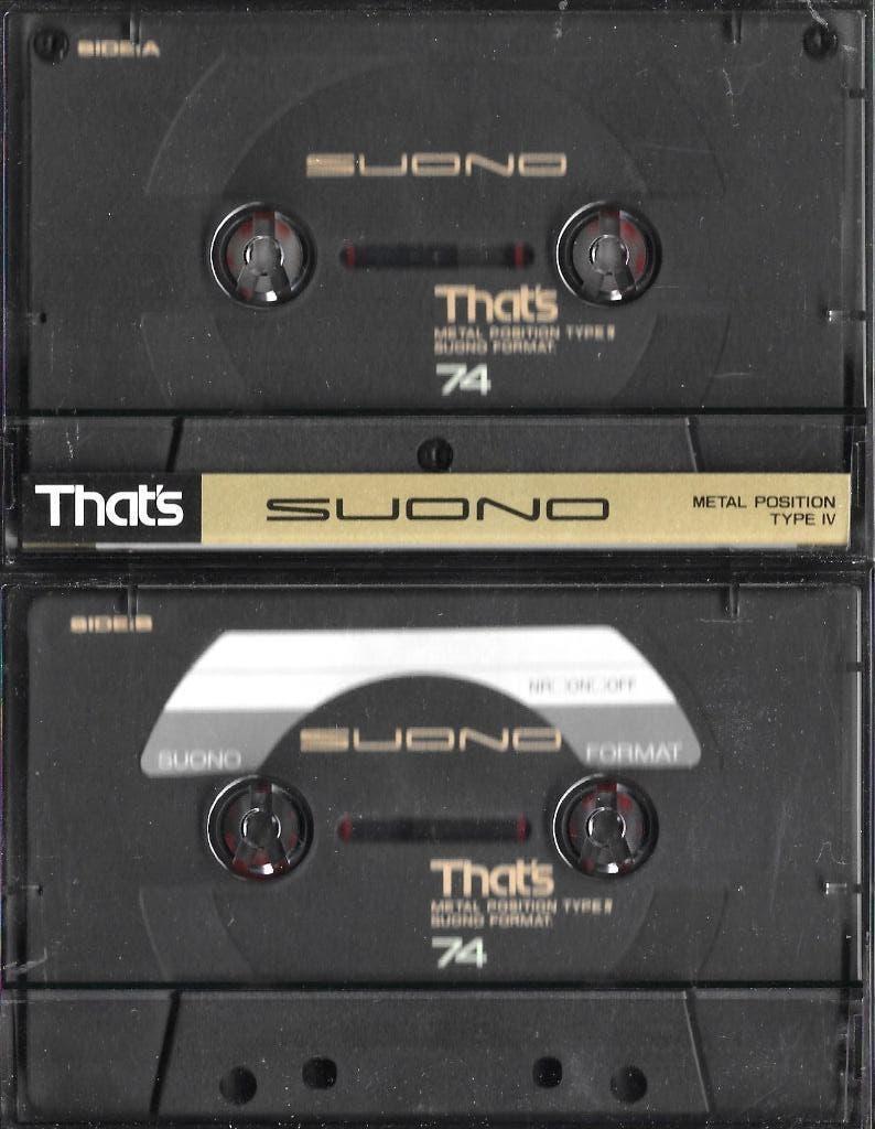 That's Suono 74 Metal 2 stuks ongebruikt, Overige genres, Zo goed als nieuw, Origineel, Verzenden