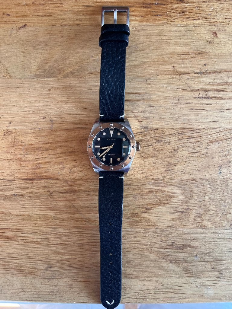 Baltany horloge, Overige merken, Leer, Staal, Polshorloge