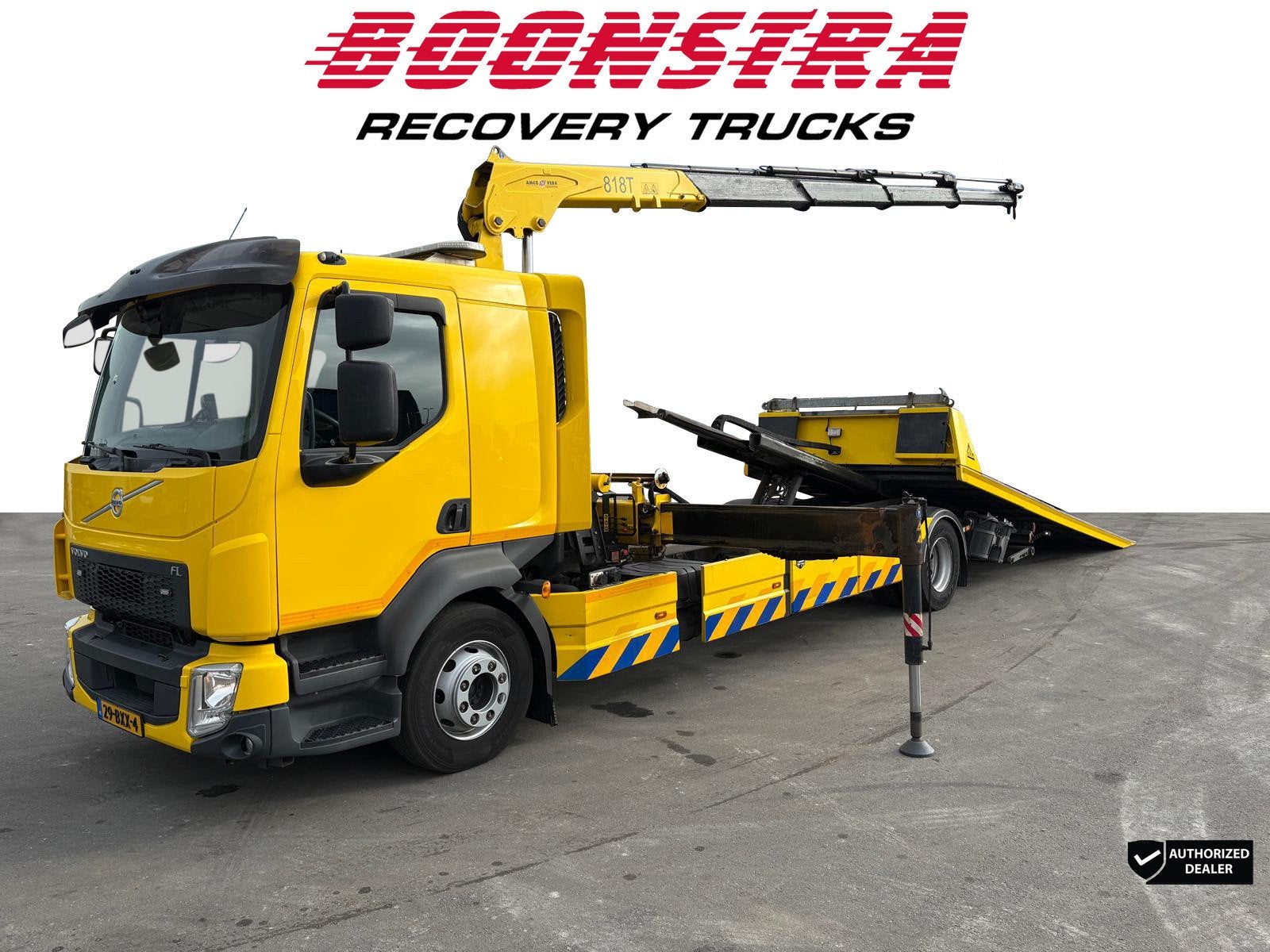 Volvo FL 250 Falkom FAS 5000 AMCO VEBA 818T 4S 18T kraan Ber, Auto's, Achterwielaandrijving, Euro 6, Bedrijf, 2 stoelen