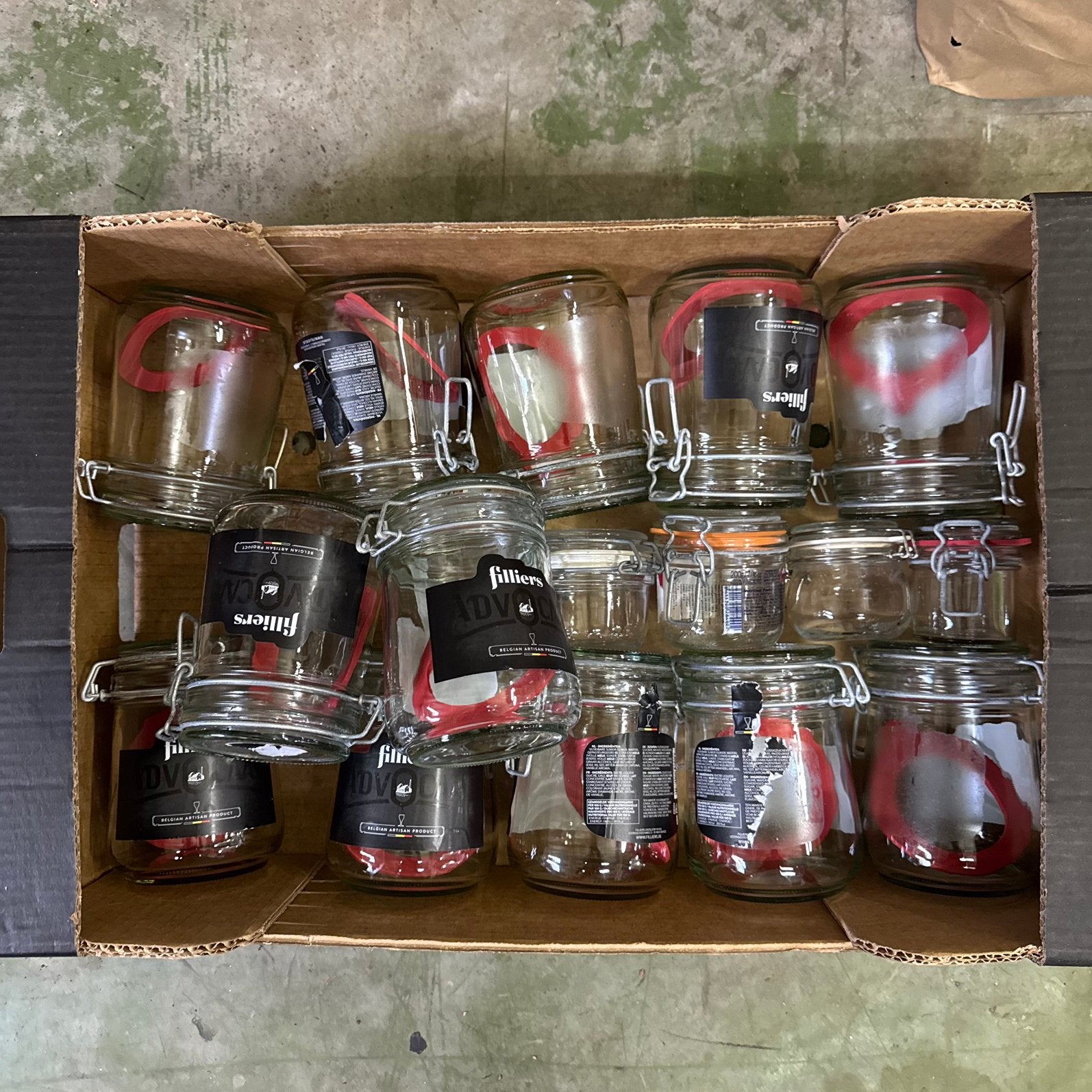 Potten om in te maken, Huis en Inrichting, Ophalen of Verzenden, Zo goed als nieuw, Glas, Pot, Bus of Blik