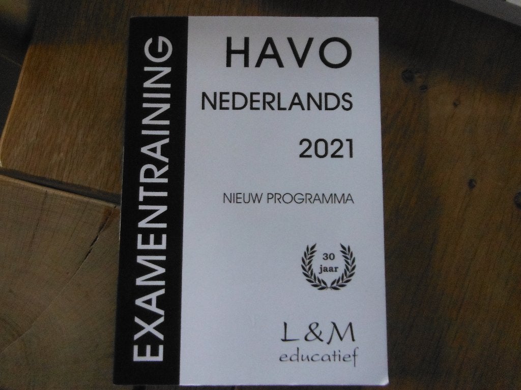 examentraining HAVO Nederlands 2021 Nieuw Programma, Boeken, Verzenden, L&M Educatief, Nederlands, HAVO
