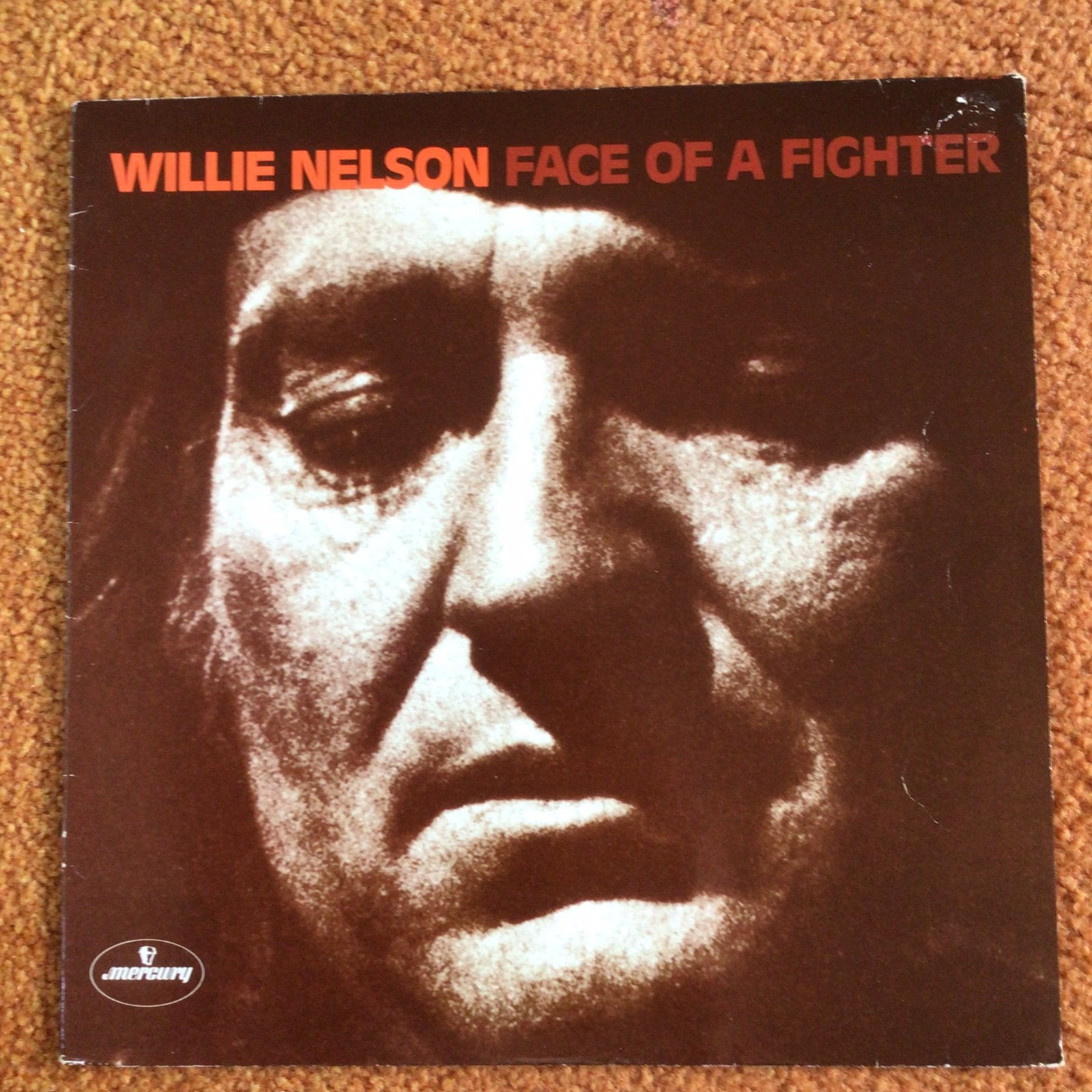 Lp - Willie Nelson - face of a fighter, Ophalen of Verzenden, Zo goed als nieuw, LP