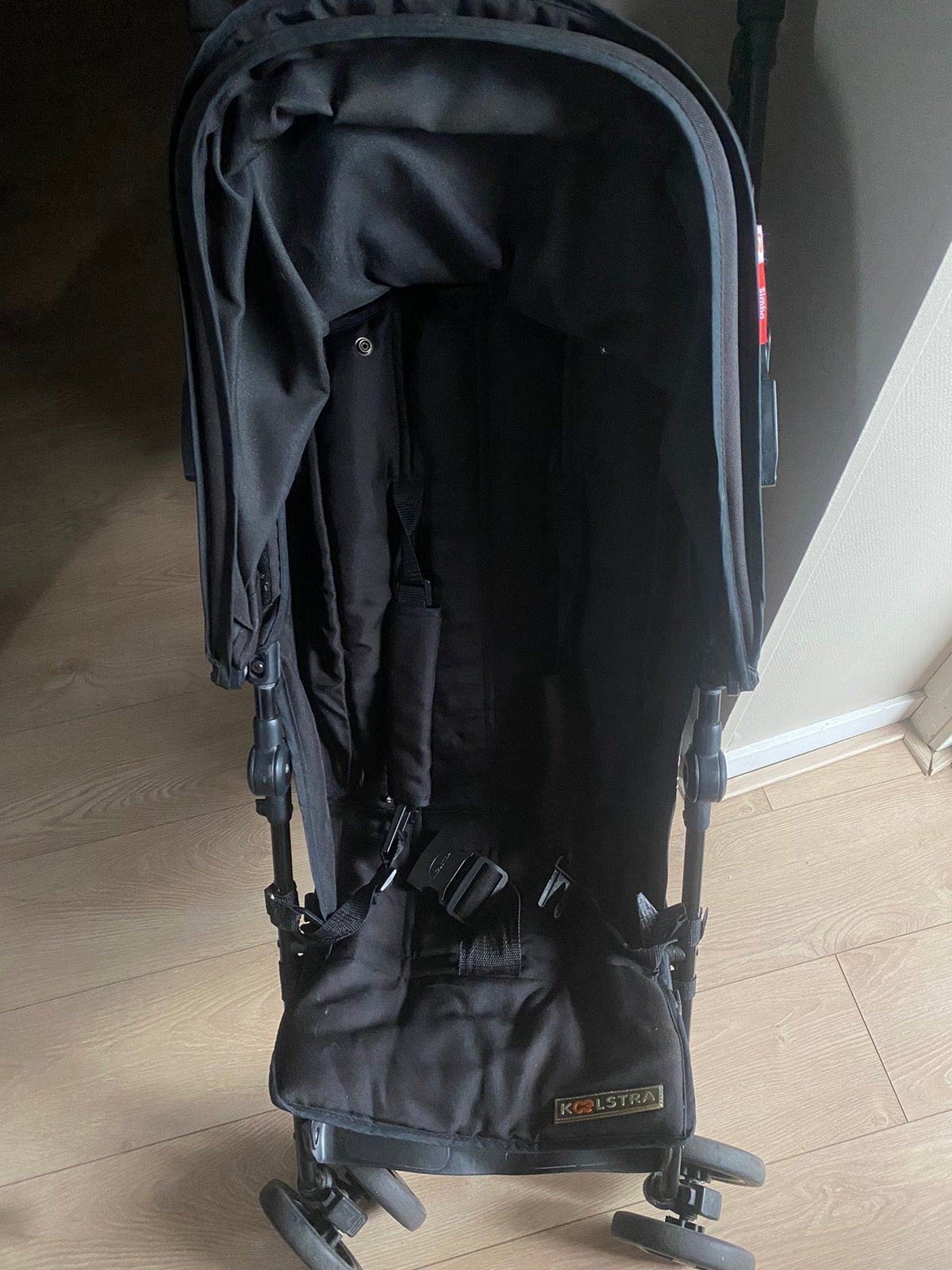 Buggy koelstra zwart, Kinderen en Baby's, Buggy's, Ophalen, Gebruikt, Koelstra