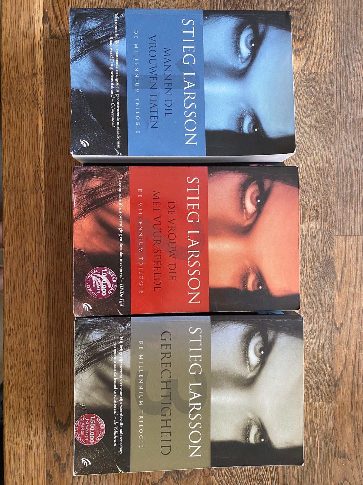 Triologie Stieg Larsson, Boeken, Ophalen of Verzenden, Gelezen, Nederland