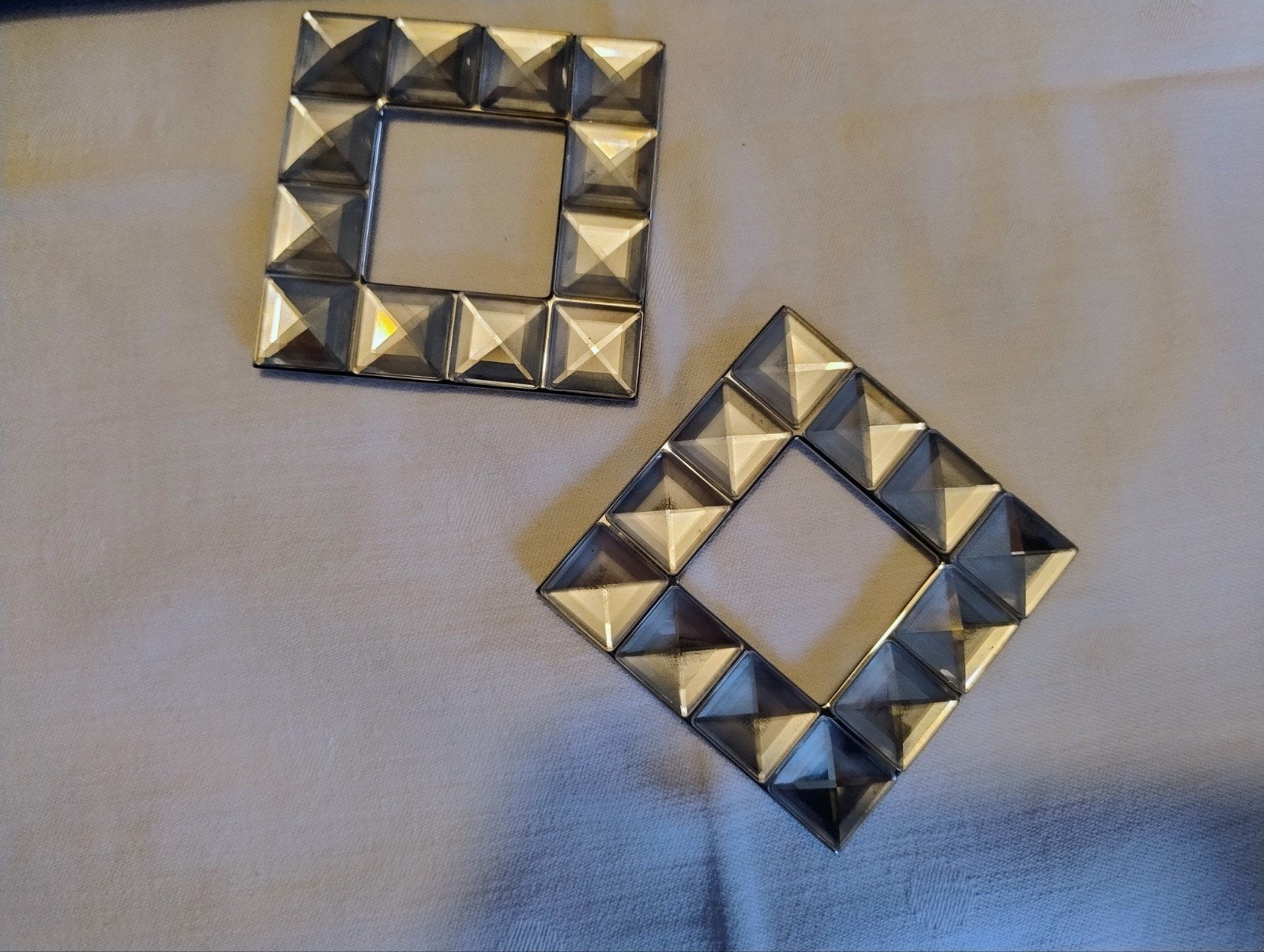 Swarovski servetringen in doos als nieuw met certificaat, Ophalen of Verzenden, Zo goed als nieuw, Huisaccessoire
