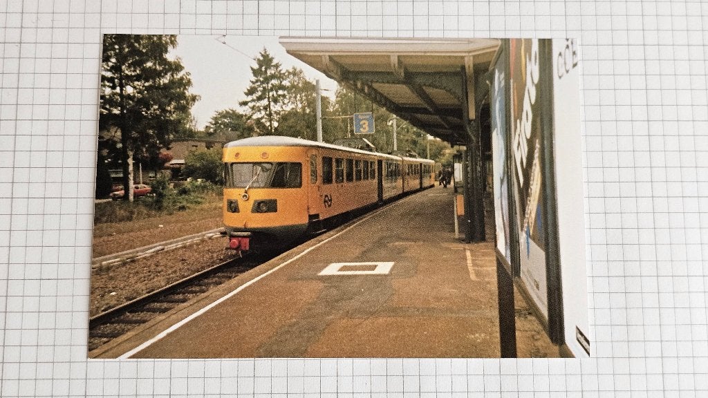 Foto TREIN NS Nederlandse Spoorwegen Diesel DE2 Plan X, Verzenden, Gebruikt, Trein, Overige typen