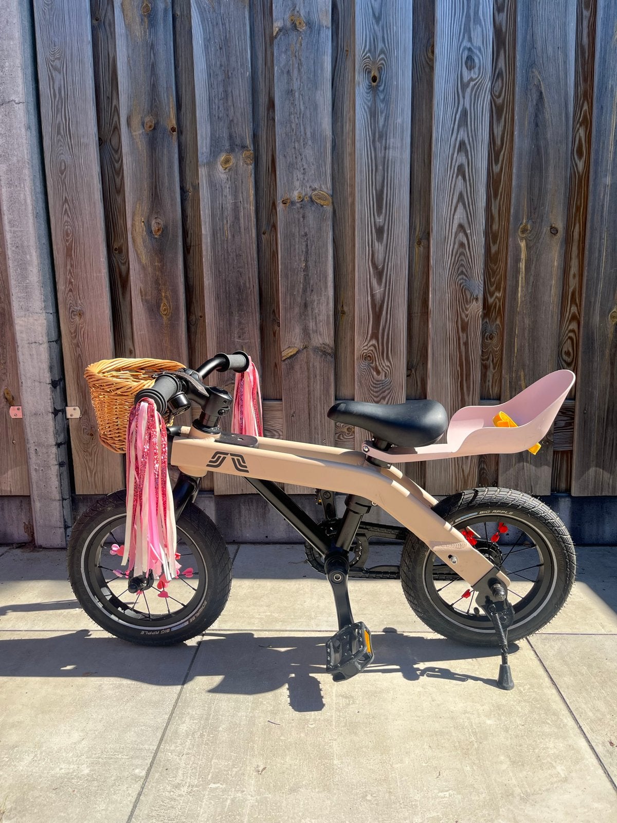 Beige Vici 3-in-1 Meegroeifiets (incl accessoires), Ophalen, Terugtraprem, Vici, Minder dan 16 inch