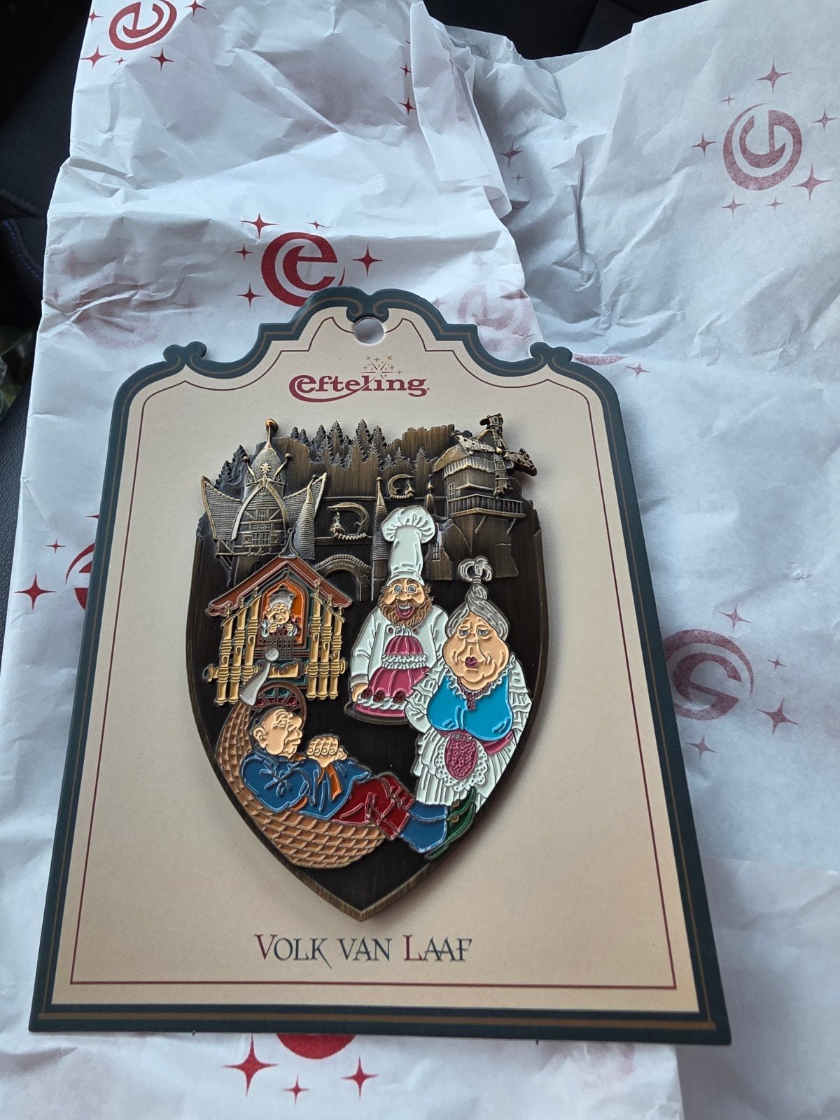 Efteling Pin Volk van Laaf - Nieuw in verpakking, Verzamelen, Efteling, Nieuw, Button of Speldje, Ophalen of Verzenden