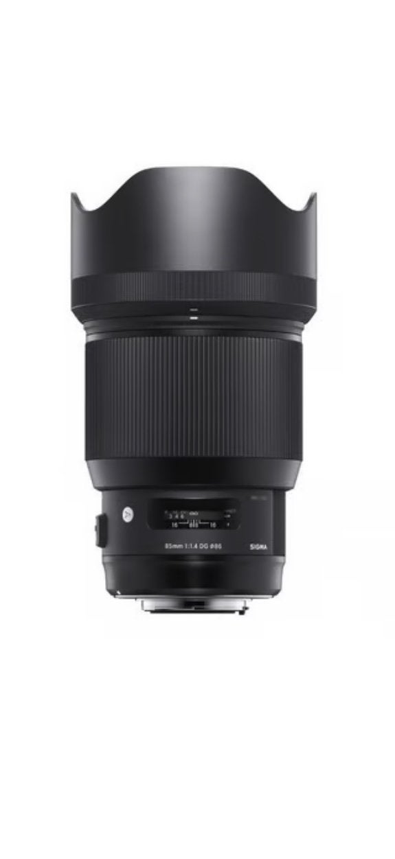 Sigma 85mm f1.4 canon EF, Audio, Tv en Foto, Fotografie | Lenzen en Objectieven, Ophalen, 85 mm, Sigma, Beschermhoes/tas