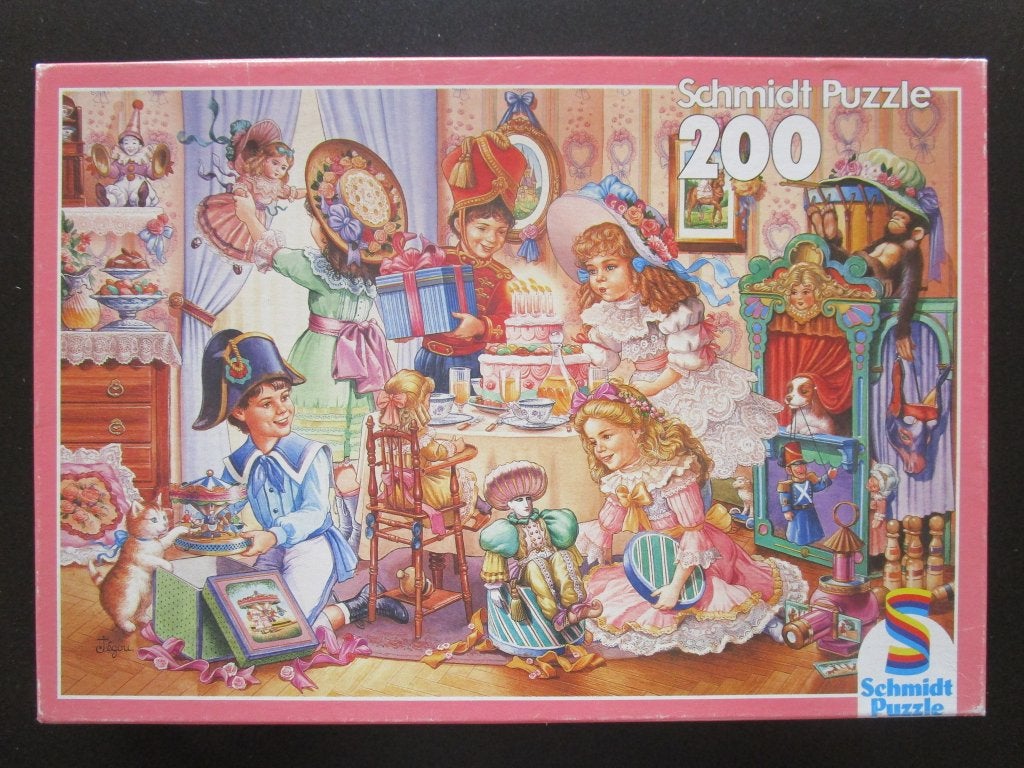 Schmidt puzzel - Verjaardagsfeestje - 200 xl/XL., Ophalen of Verzenden, Minder dan 500 stukjes, Gebruikt, Legpuzzel