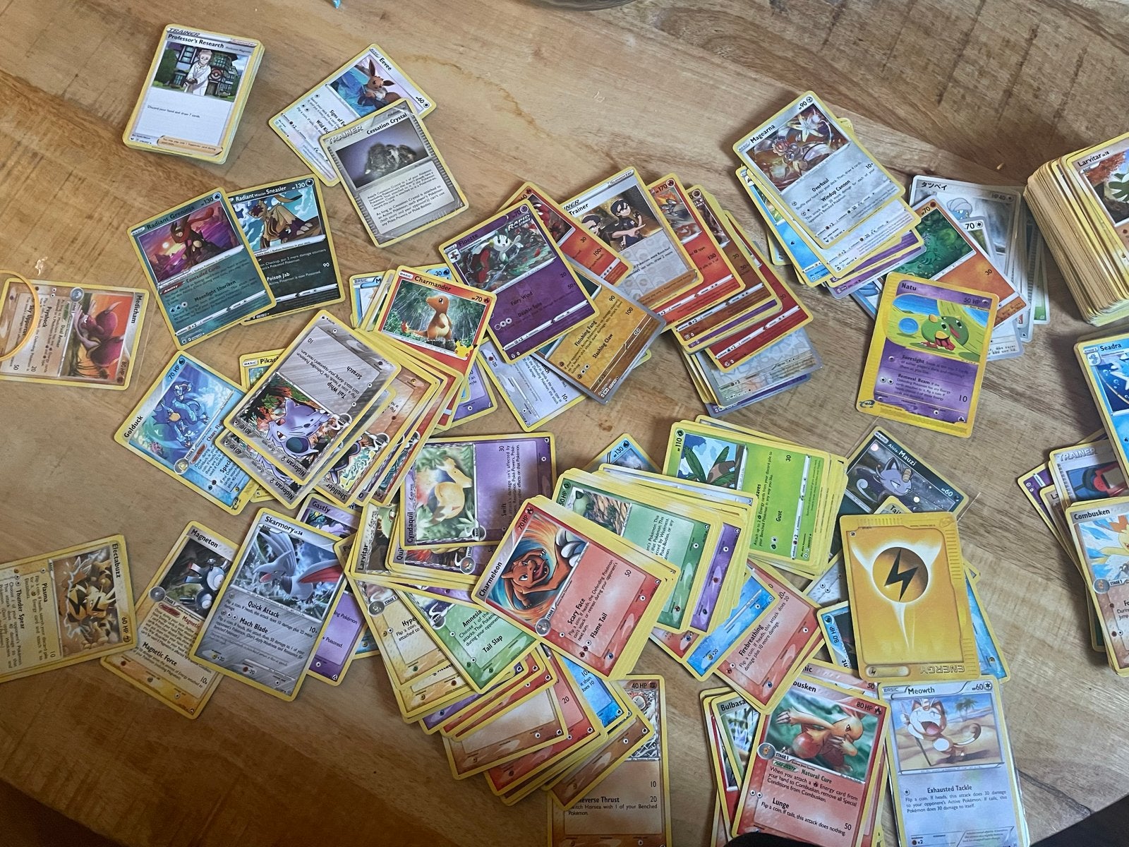 Grote verzameling oude Pokémon kaarten, Ophalen of Verzenden, Gebruikt, Meerdere kaarten