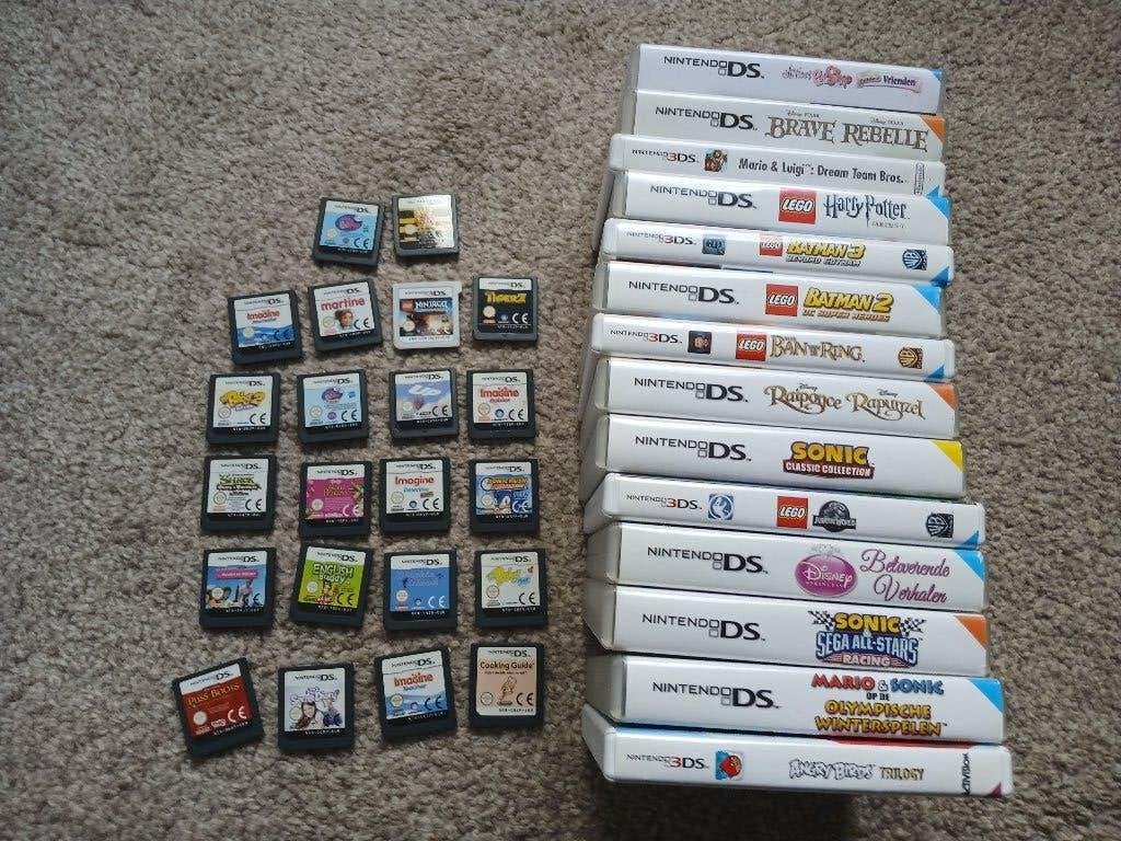 Partij 36x DS and 3DS spellen (in doosje en los), Avontuur en Actie, Verzenden, 1 speler, Zo goed als nieuw
