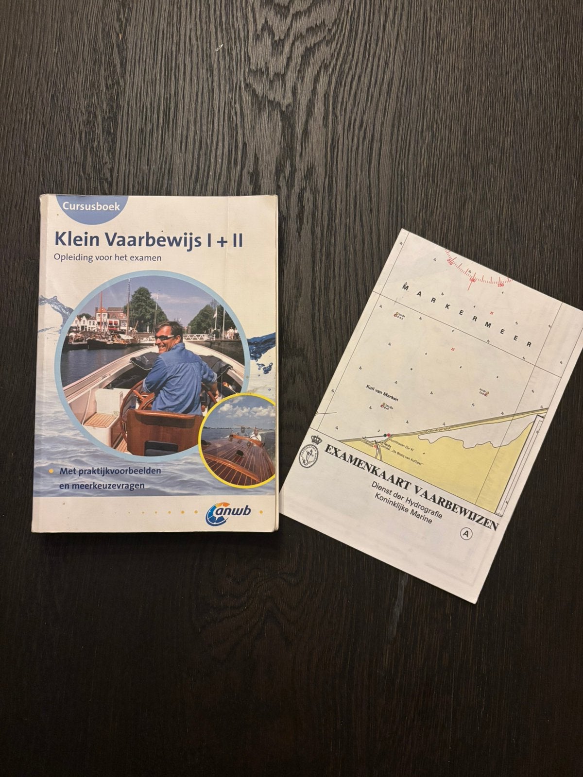 ANWB - Cursusboek Klein Vaarbewijs I + II, Ophalen of Verzenden, Alpha, Zo goed als nieuw, Niet van toepassing