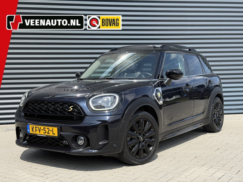 MINI Countryman 2.0 Cooper SE ALL4 Pano/H&K/Camera/Elec stoe, Auto's, Mini, Gebruikt, Zwart, Countryman, Blauw