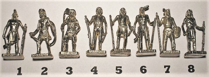 30ch-Ferrero kinder surprise metal BERÜHMTE INDIANER serie 2, Verzamelen, Verrassingseieren, Ophalen of Verzenden, Zo goed als nieuw
