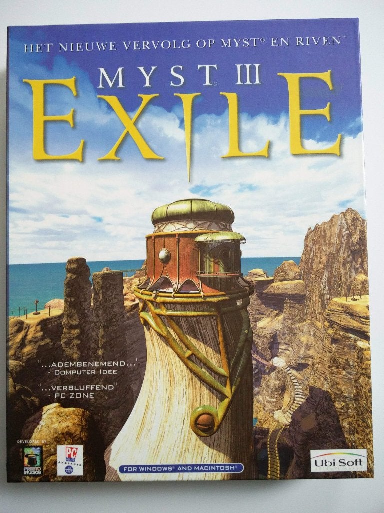 Myst 3 Exile Big Box PC Game, Puzzel en Educatief, 1 speler, Eén computer, Ophalen of Verzenden