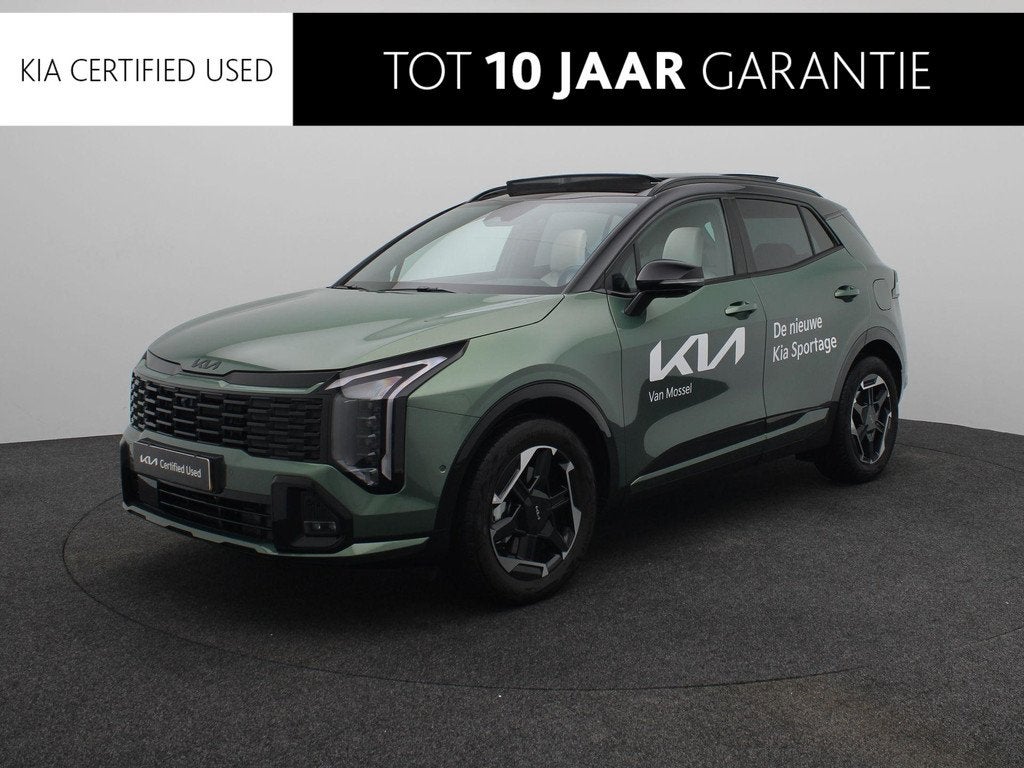 Kia Sportage 1.6 T-GDi Hybrid GT-PlusLine Pano. Dak | Elektr, Auto's, 12 maanden, 4 cilinders, Origineel Nederlands, Bedrijf