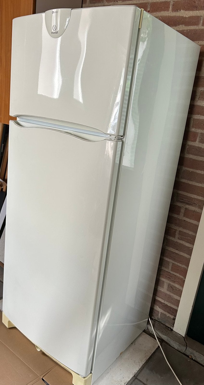 Te koop goedwerkende koel-vriescombinatie, Ophalen, Zonder vriesvak, 160 cm of meer, Minder dan 75 liter