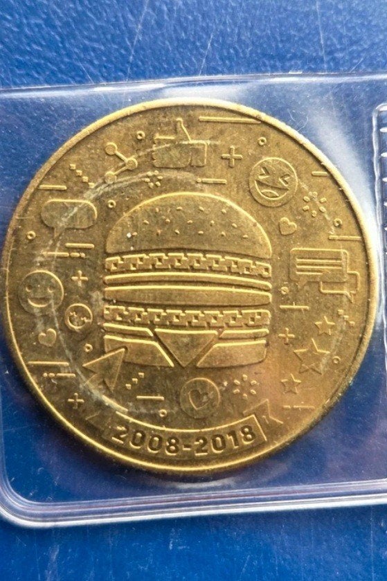 herdenkingsmunt Big Mac, Ophalen of Verzenden, Koningin Beatrix, Overige waardes, Losse munt