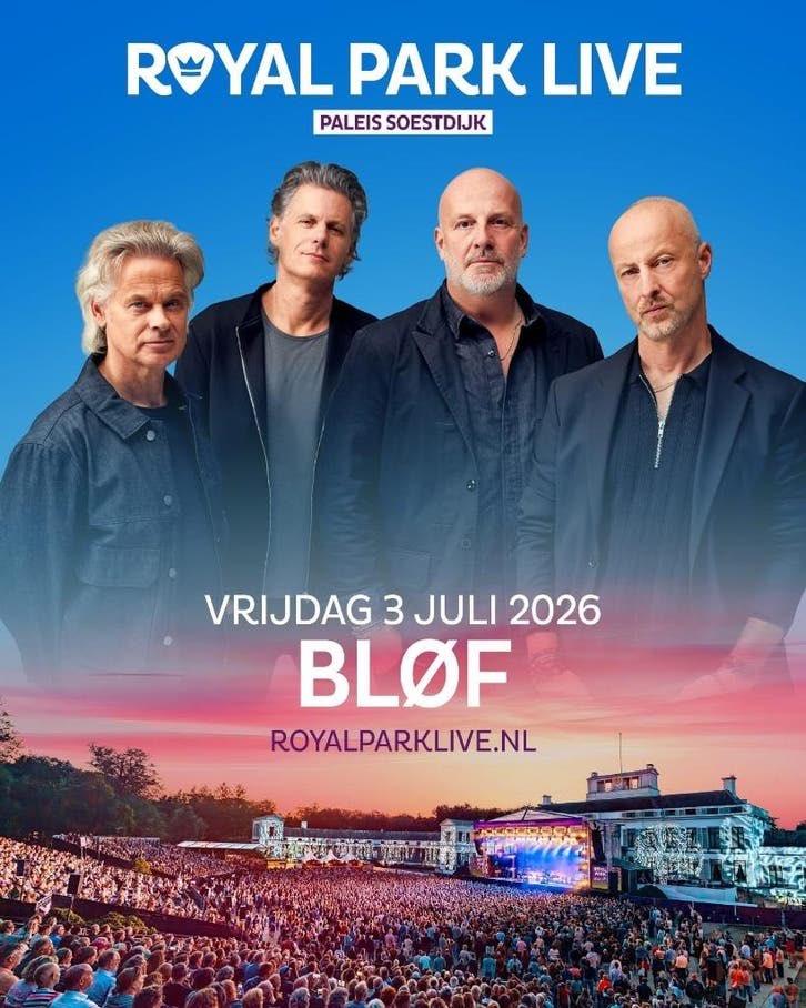 Royal Park Live Bløf, Tickets en Kaartjes, Twee personen