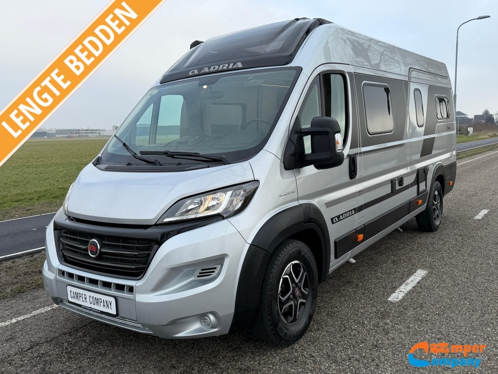 Adria Twin Supreme 640 SLB Lengte bedden, Caravans en Kamperen, Campers, Ringverwarming, Fiat, 6 tot 7 meter, Bedrijf