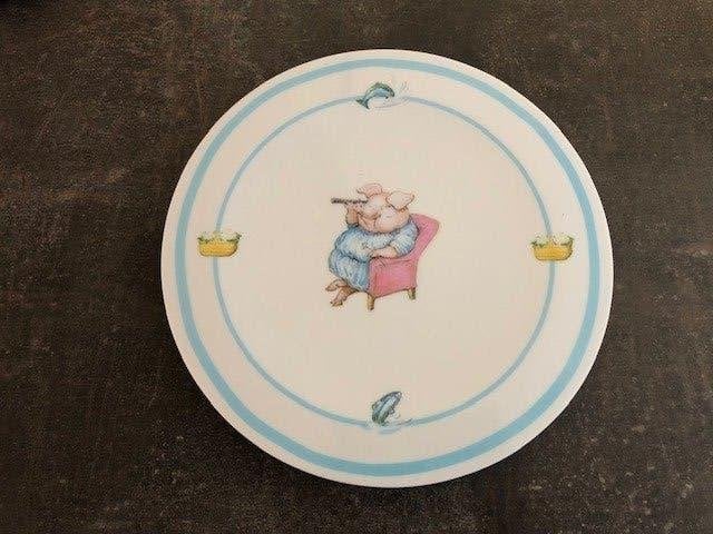 Beatrix Potter Bord Varken Pig Robinson Kunststof Nieuw, Ophalen of Verzenden, Nieuw, Dier
