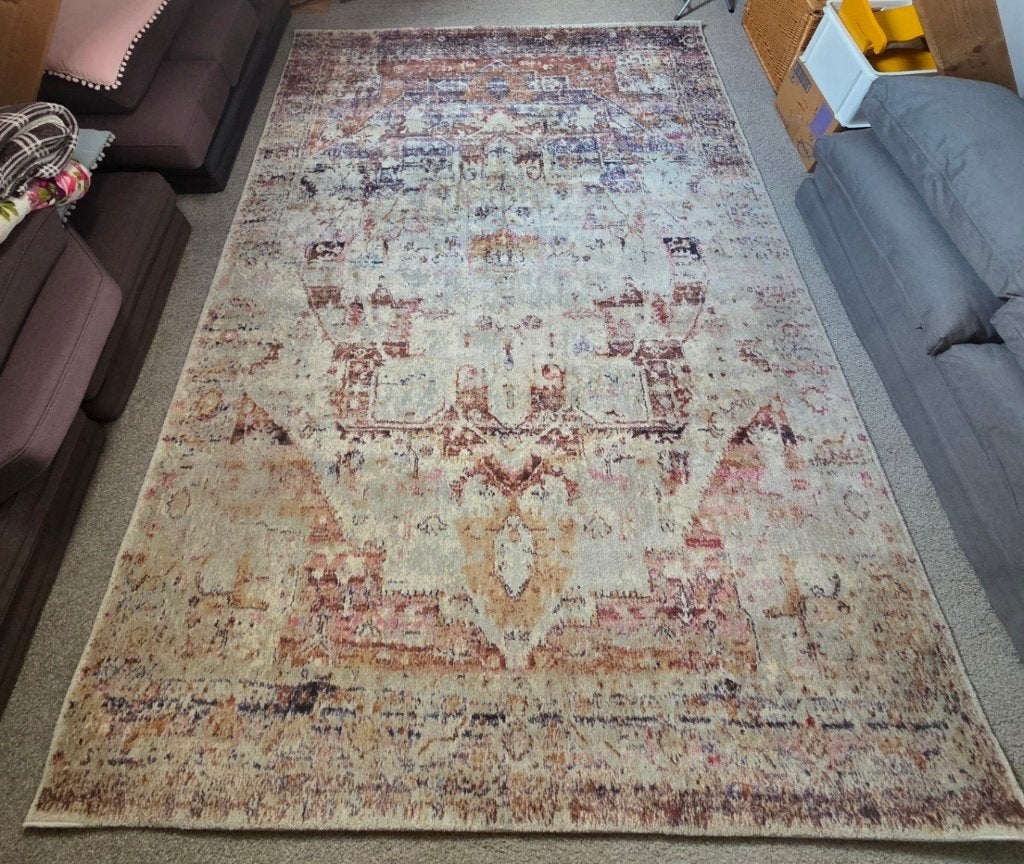 vloerkleed, Ophalen, Multi/terra, 200 cm of meer, Zo goed als nieuw