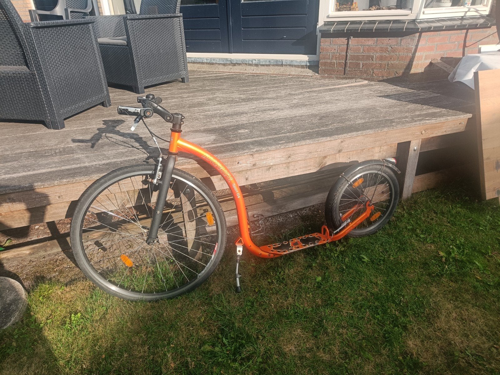 Oranje Kickbike Step - gebruikt, Ophalen, Gebruikt, Kickbike, Kickbike