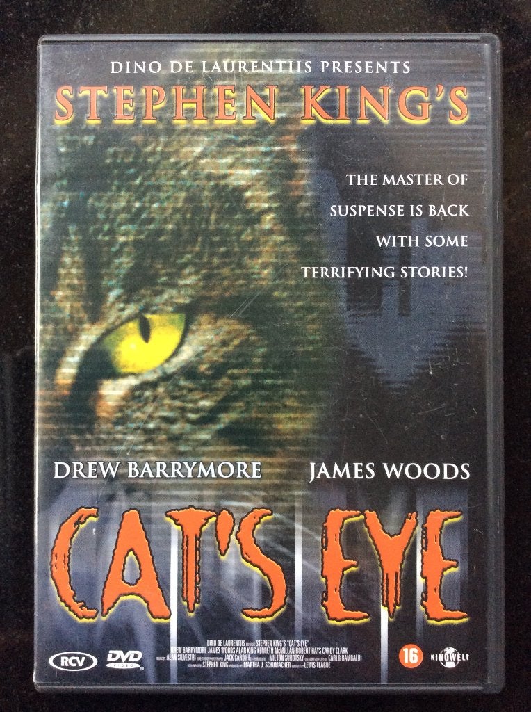Cat's Eye DVD, Vanaf 16 jaar, Ophalen of Verzenden, Zo goed als nieuw, Overige genres