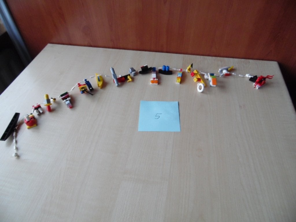 Lego Kerstslinger 65cm. voor in de boom, Ophalen of Verzenden, Zo goed als nieuw