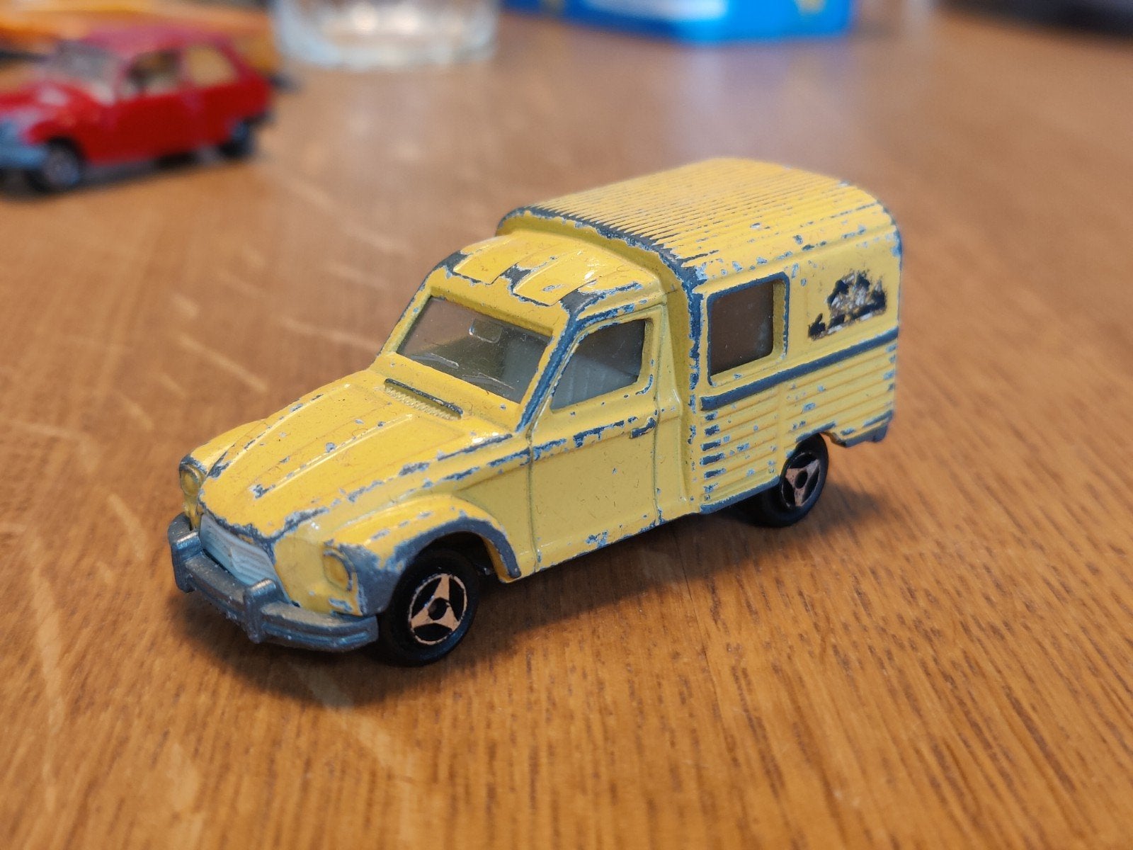 Majorette Citroen Acadiane GEEL, Ophalen of Verzenden, Zo goed als nieuw, Auto