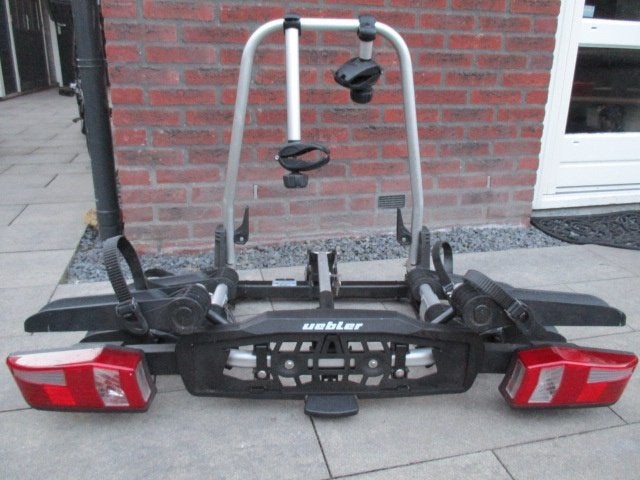 fietsendrager Uebler voor 2 fietsen met uitbreidingset!, Ophalen, 3 fietsen of meer, Zo goed als nieuw, Brede banden