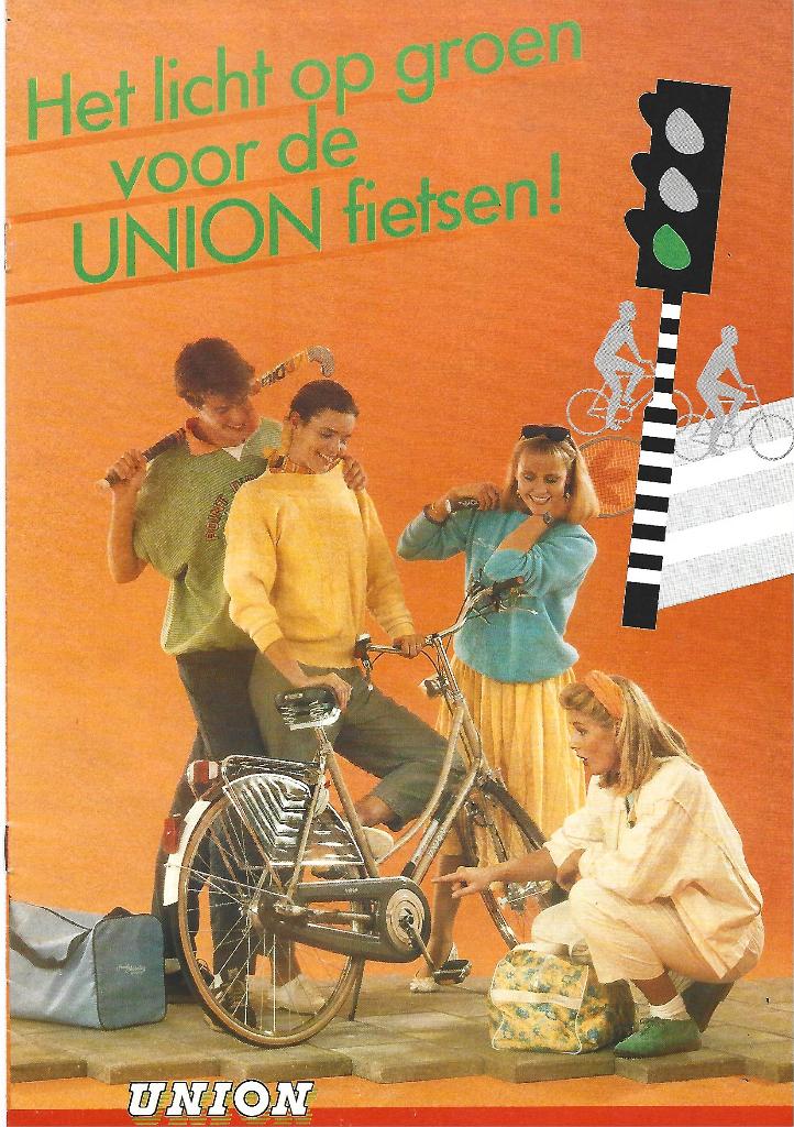 Union fiets rijwiel racefiets brochure (8009z), Ophalen of Verzenden, Zo goed als nieuw