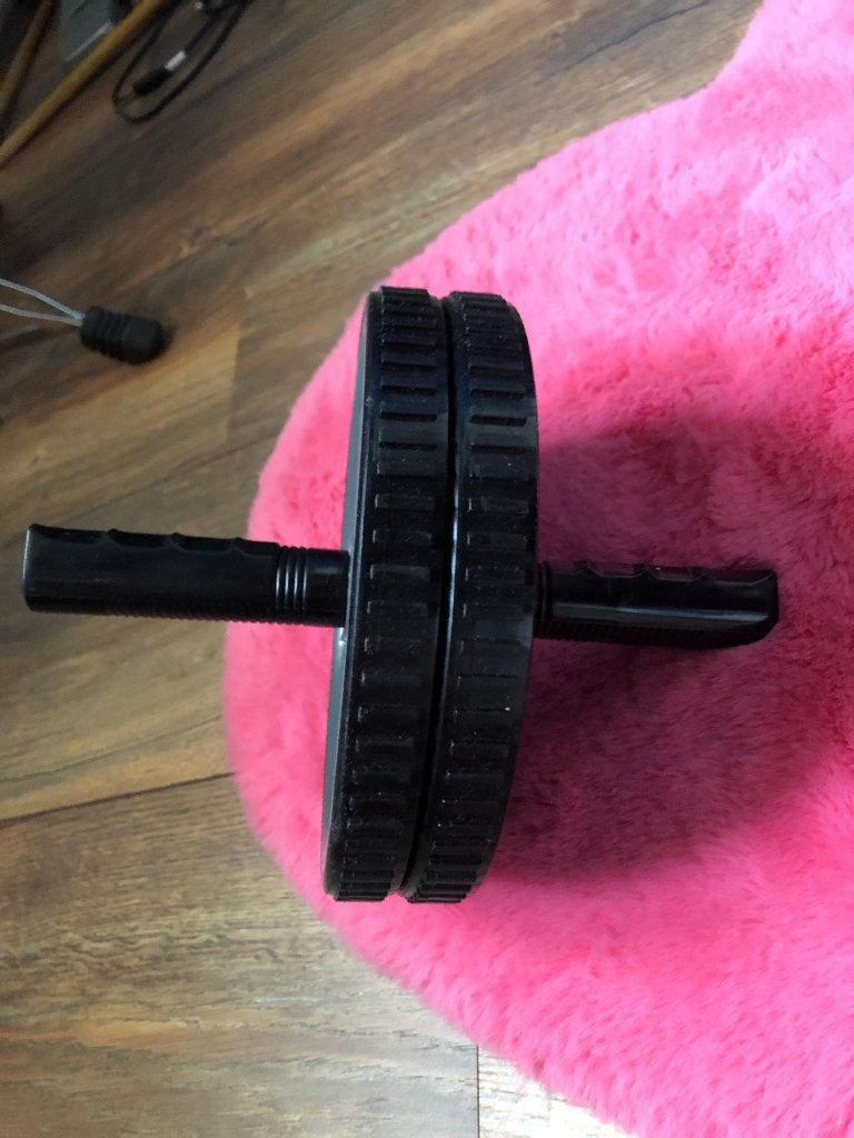 Buikspiertrainer / krachtraining wiel / ab roller, Sport en Fitness, Fitnessmaterialen, Ophalen of Verzenden, Zo goed als nieuw